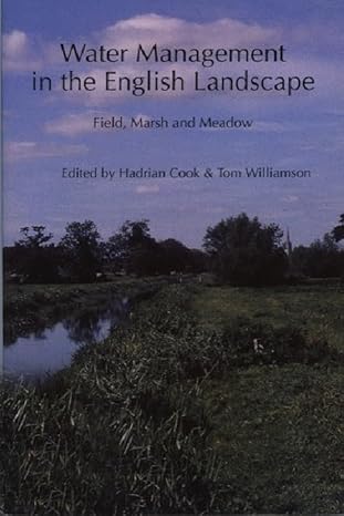 water management in the english landscape 1st edition hadrian cook ,tom williamson 1853312061, 978-1853312069