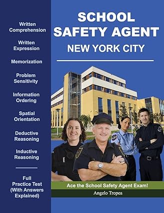 school safety agent new york city 1st edition angelo tropea 1540399605, 978-1540399601