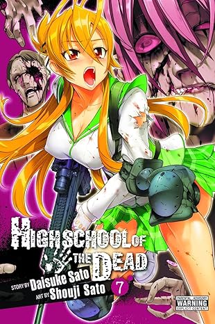 highschool of the dead vol 7 1st edition daisuke sato, shouji sato 0316209449, 978-0316209441