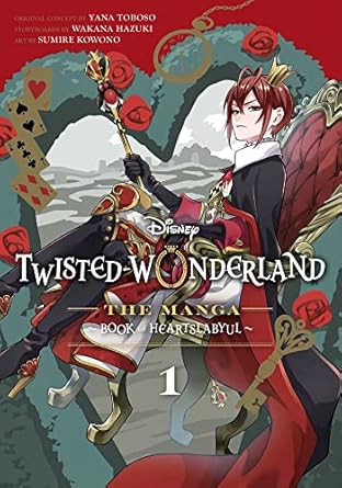 disney twisted wonderland vol 1 the manga book of heartslabyul 1st edition yana toboso, wakana hazuki, sumire