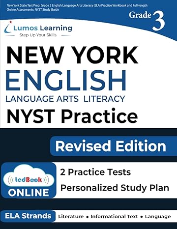 new york state test prep grade 3 english language arts literacy practice workbook and full length online