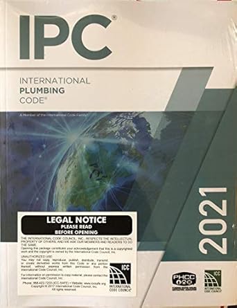 2021 international plumbing code 1st edition international code council 1609839625, 978-1609839628