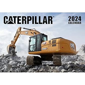 caterpillar calendar 2024 1st edition lee klancher 164234141x, 978-1642341416