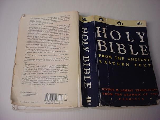 holy bible from the ancient eastern text george m lamsa s translation from the aramaic of the peshitta 37946