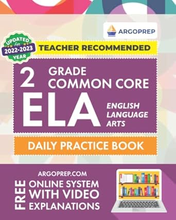 2nd grade common core ela daily practice workbook 300+ practice questions and video explanations common core