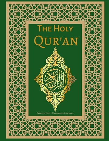 the holy quran english translation of the noble qur an green cover english edition 1st edition marmaduke