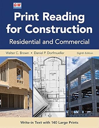 print reading for contruction eigh edition walter c brown ,daniel p dorfmueller 1649259859, 978-1649259851