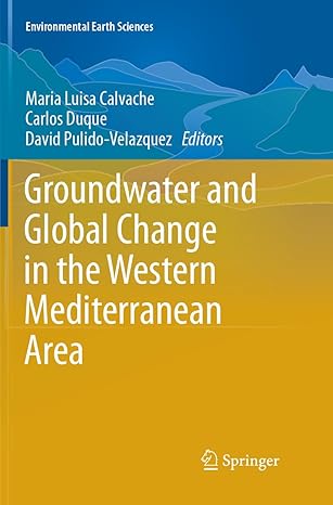 groundwater and global change in the western mediterranean area 1st edition maria luisa calvache ,carlos