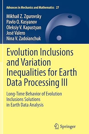 evolution inclusions and variation inequalities for earth data processing iii long time behavior of evolution