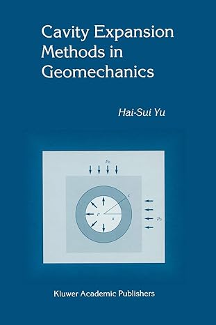 cavity expansion methods in geomechanics 1st edition hai sui yu 9048140234, 978-9048140237