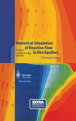 numerical simulation of reactive flow in hot aquifers shemat and processing shemat 2003rd edition christoph