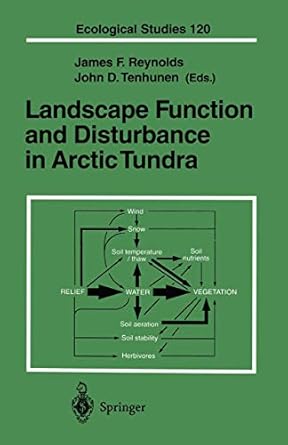 landscape function and disturbance in arctic tundra 1st edition james f reynolds ,john d tenhunen 3662011476,