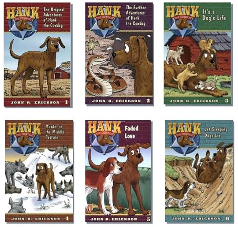 hank the cowdog 1 6 book set 1st edition john r. erickson, gerald l. holmes b0b8tcm6kj