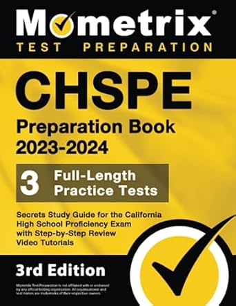 chspe preparation book 2023 2024 3 full length practice tests secrets study guide for the california high