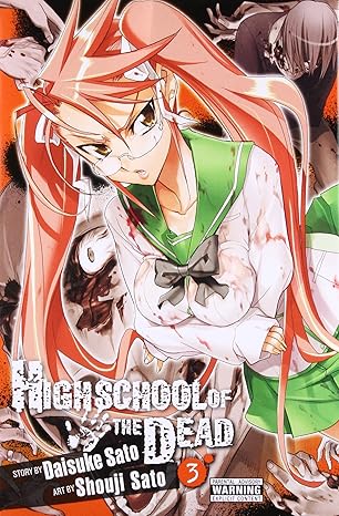 highschool of the dead vol 3 1st edition daisuke sato, shouji sato 031613242x, 978-0316132428