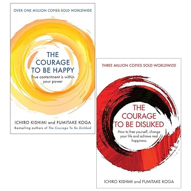 the courage to be happy hardcover the courage to be disliked 2 books collection set 1st edition ichiro