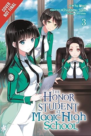 the honor student at magic high school vol 3 manga 1st edition tsutomu sato, yu mori 0316390356,
