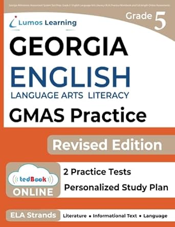 georgia milestones assessment system test prep grade 5 english language arts literacy practice workbook and