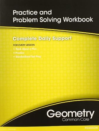 high school math common core geometry practice/problem solving workbook grade 9/10 3rd/15th/11th edition