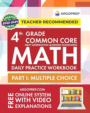 grade common core math daily practice workbook part i multiple choice 1000+ practice questions and video