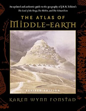 atlas of middle earth subsequent edition karen wynn fonstad 0618126996, 978-0618126996