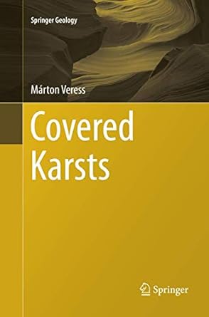 covered karsts 1st edition marton veress 9402413677, 978-9402413670