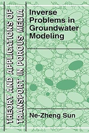 inverse problems in groundwater modeling 1999th edition ne zheng sun 9048144353, 978-9048144358