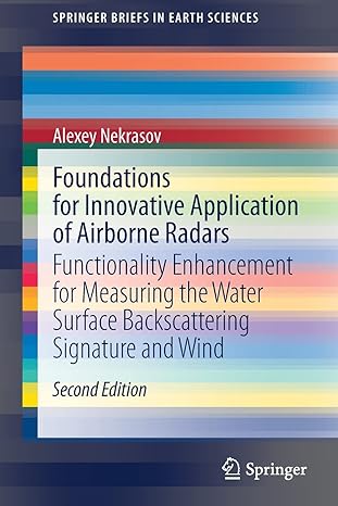 foundations for innovative application of airborne radars functionality enhancement for measuring the water