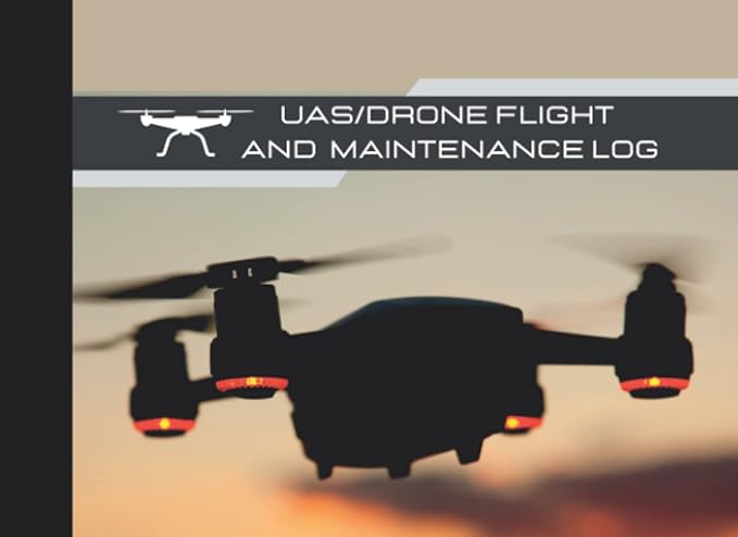 uas/drone flight and maintenance log 1st edition b w designs b0bmt22src