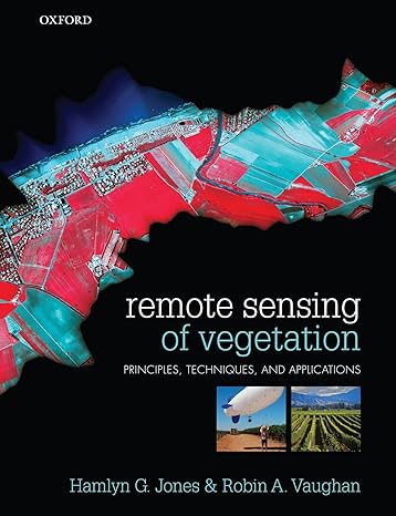 remote sensing of vegetation principles techniques and applications 1st edition hamlyn g jones ,robin a