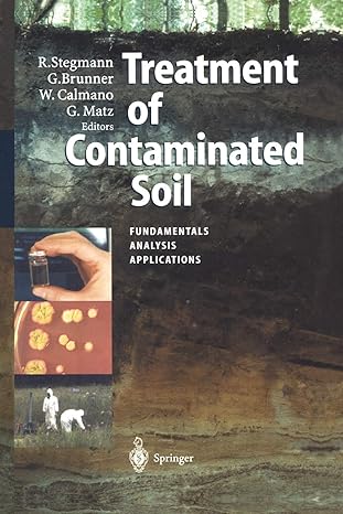 treatment of contaminated soil fundamentals analysis applications 1st edition rainer stegmann ,gerd brunner