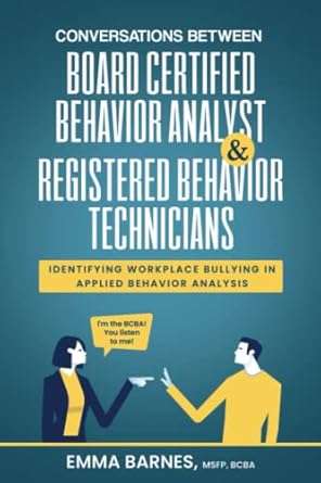 conversations between board certified behavior analysts and registered behavior technicians identifying