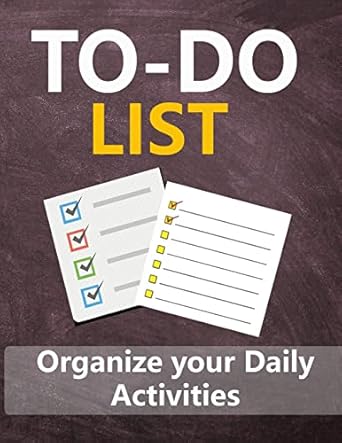 to do list organize your daily activities 1st edition willie c j 1653150254, 978-1653150250