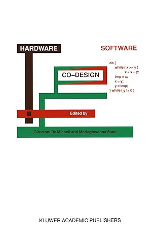 hardware/software co design 1st edition giovanni de micheli, mariagiovanna sami, giovanni demicheli, m.g.