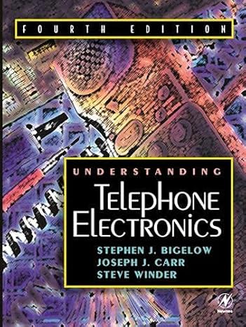 understanding telephone electronics 4th edition joseph carr, steve winder, stephen bigelow 0750671750,