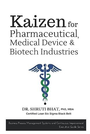 kaizen for pharmaceutical medical device and biotech industries 1st edition dr. shruti bhat 1988663040,