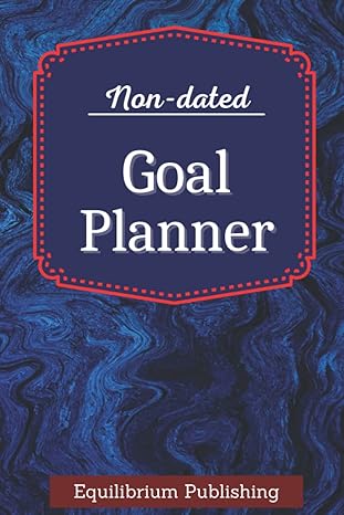 non dated planner 6 month goal planner for men and women daily monthly and weekly goal setting planner 1st