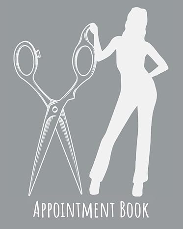 salon appointment book appointment book for salon spa stylists hairdresser 1st edition kls creations