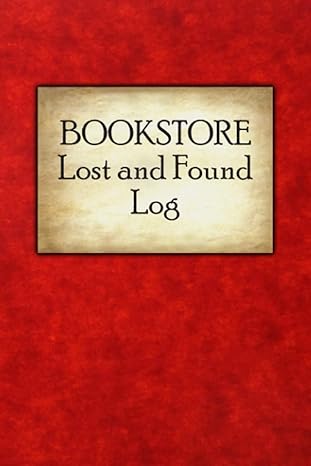 bookstore lost and found log 1st edition htj publications b09xsznq9l, 979-8449900852