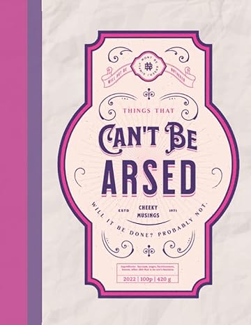 cant be arsed 1st edition cassandra nasr b09whsgvc9, 979-8437229521