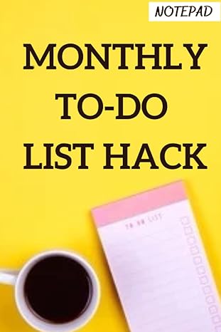Monthly To Do List Hack Monthly To Do List Planner For Every Year Useful For Breaking Down Yearly Goals Into Smaller Monthly Smart Goals Also For Pages Interior 6 9 For Women And Men