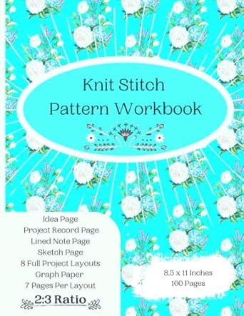 knit stitch pattern workbook yarn art design book to knit yourself calm slow knitting project book colorwork