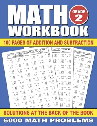 addition and subtraction workbook 2nd grade timed math drills 2nd grade 1st edition paper crow 979-8848602326