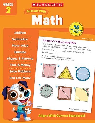 scholastic success with math grade 2 workbook 1st edition scholastic teaching resources 1338798502,