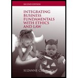 integrating business fundamentals with ethics and law by cummins suzanne jd perfect paperback 1st edition