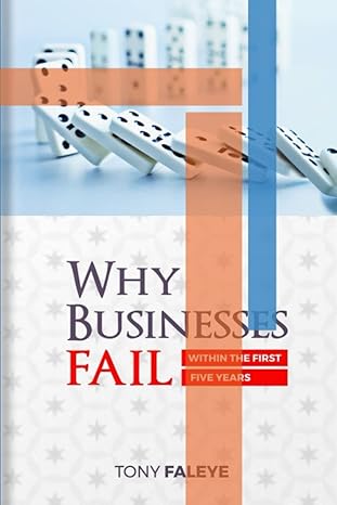 why businesses fail within the first five years 1st edition tony faleye