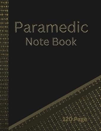 paramedic lined note pad a note pad for all ambulance and paramedic medical teams with 100 pages of lined