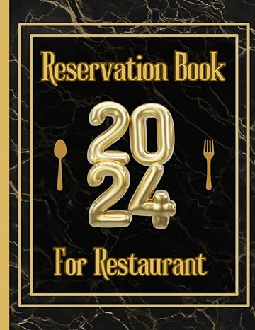 reservation book for restaurant 2024 one year hostess reservations table log from january 1st to december