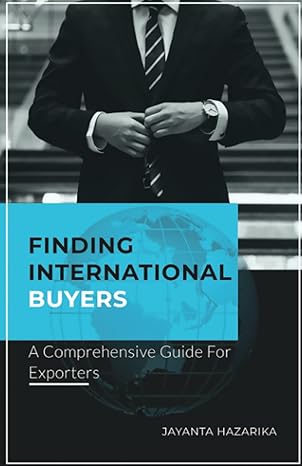 finding international buyers a comprehensive guide for exporters 1st edition jayanta hazarika b0bxmrdq3z,