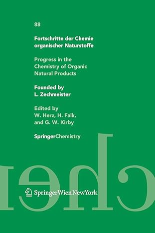 fortschritte der chemie organischer naturstoffe / progress in the chemistry of organic natural products 88